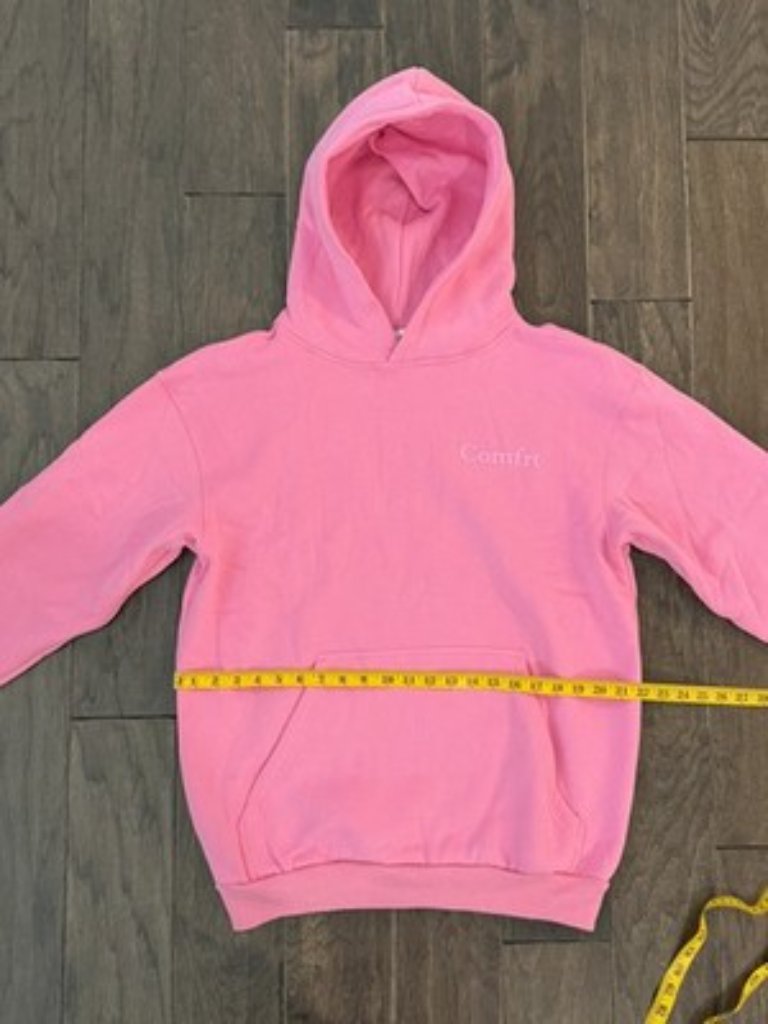 Comfrt Minimalist Hoodie Sorbet Comfort Oversized Lounge Trendy Kjhu46 Pink S — image 6 of 8